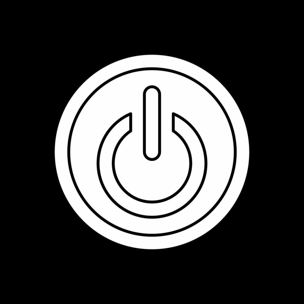 Power-Vektor-Icon-Design vektor