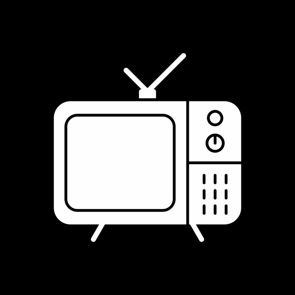 TV-Vektor-Icon-Design vektor