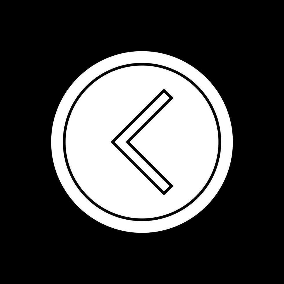 zurück Vektor Symbol Design