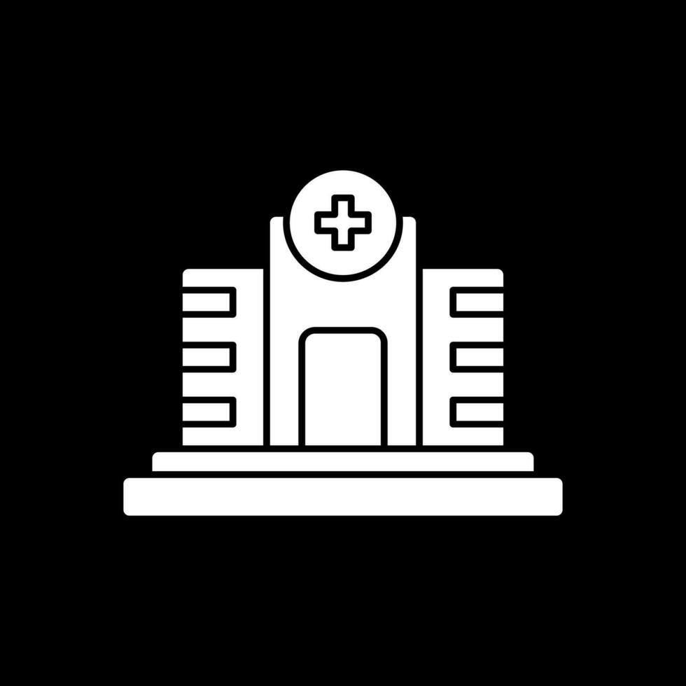 Krankenhaus-Vektor-Icon-Design vektor