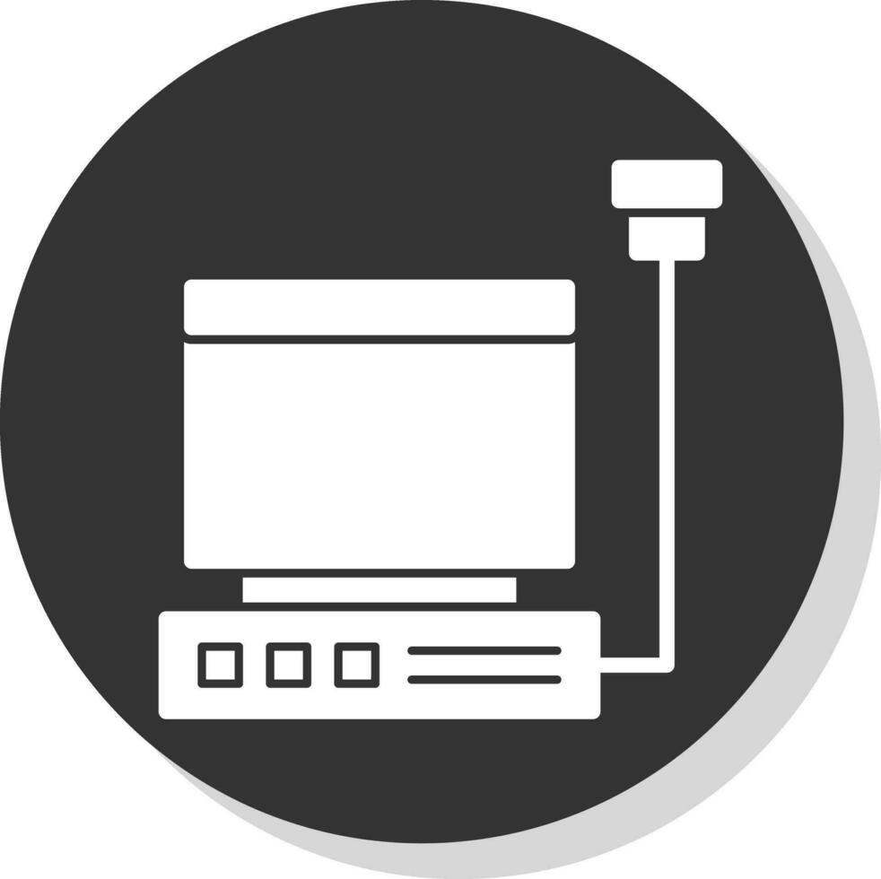 Ultraschall Maschine Vektor Symbol Design