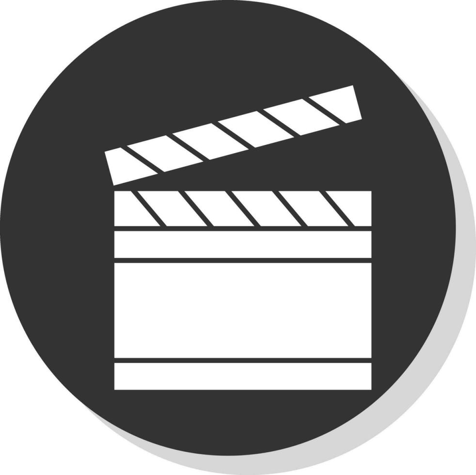 Clapperboard-Vektor-Icon-Design vektor