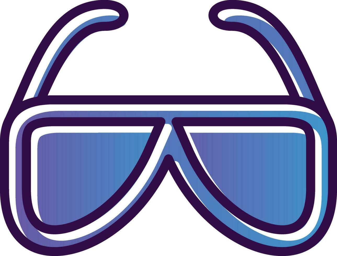 Sicherheit Brille Vektor Symbol Design