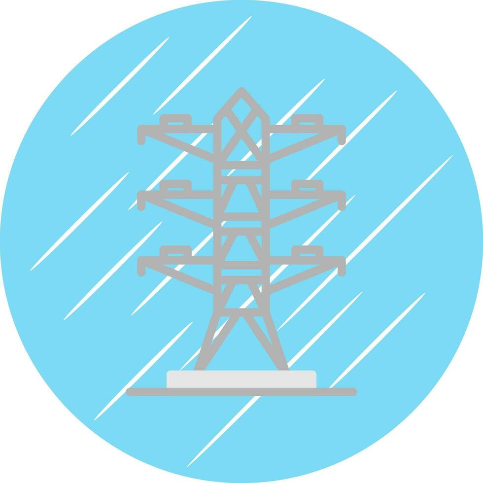 Turm-Vektor-Icon-Design vektor