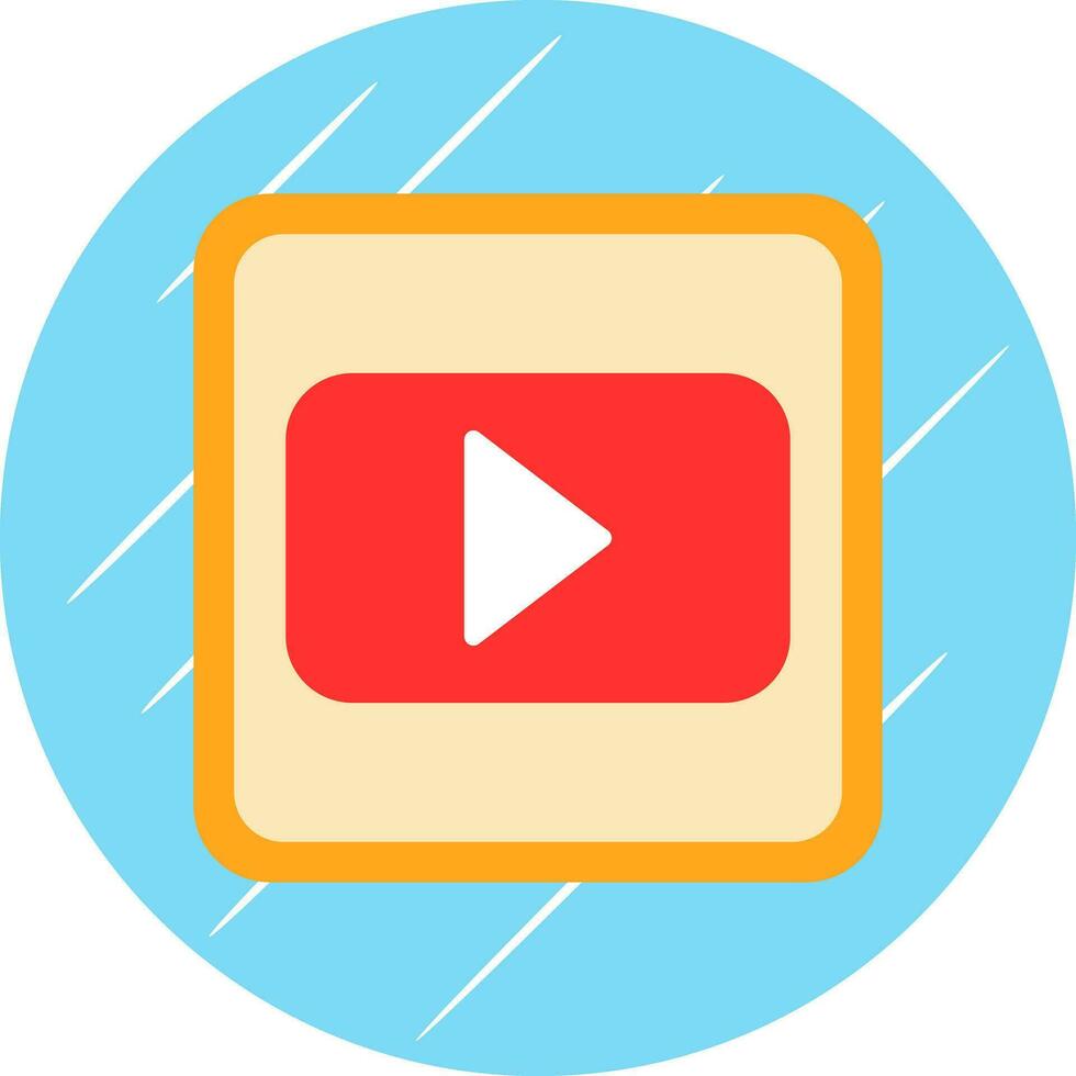 Youtube logotyp vektor ikon design