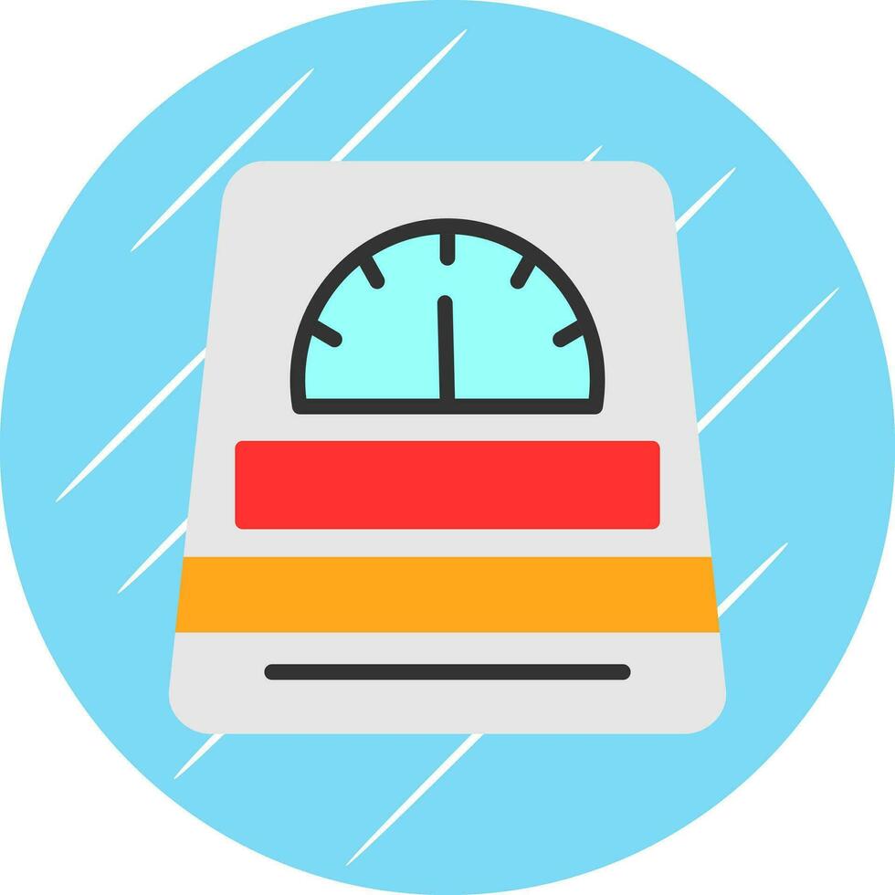 Gewicht Waage Vektor Icon Design