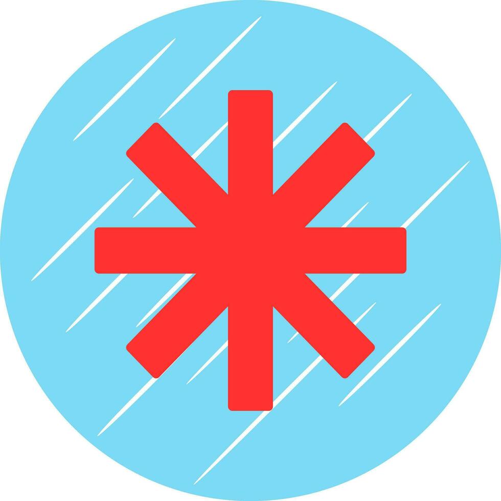 Sternchen-Vektor-Icon-Design vektor