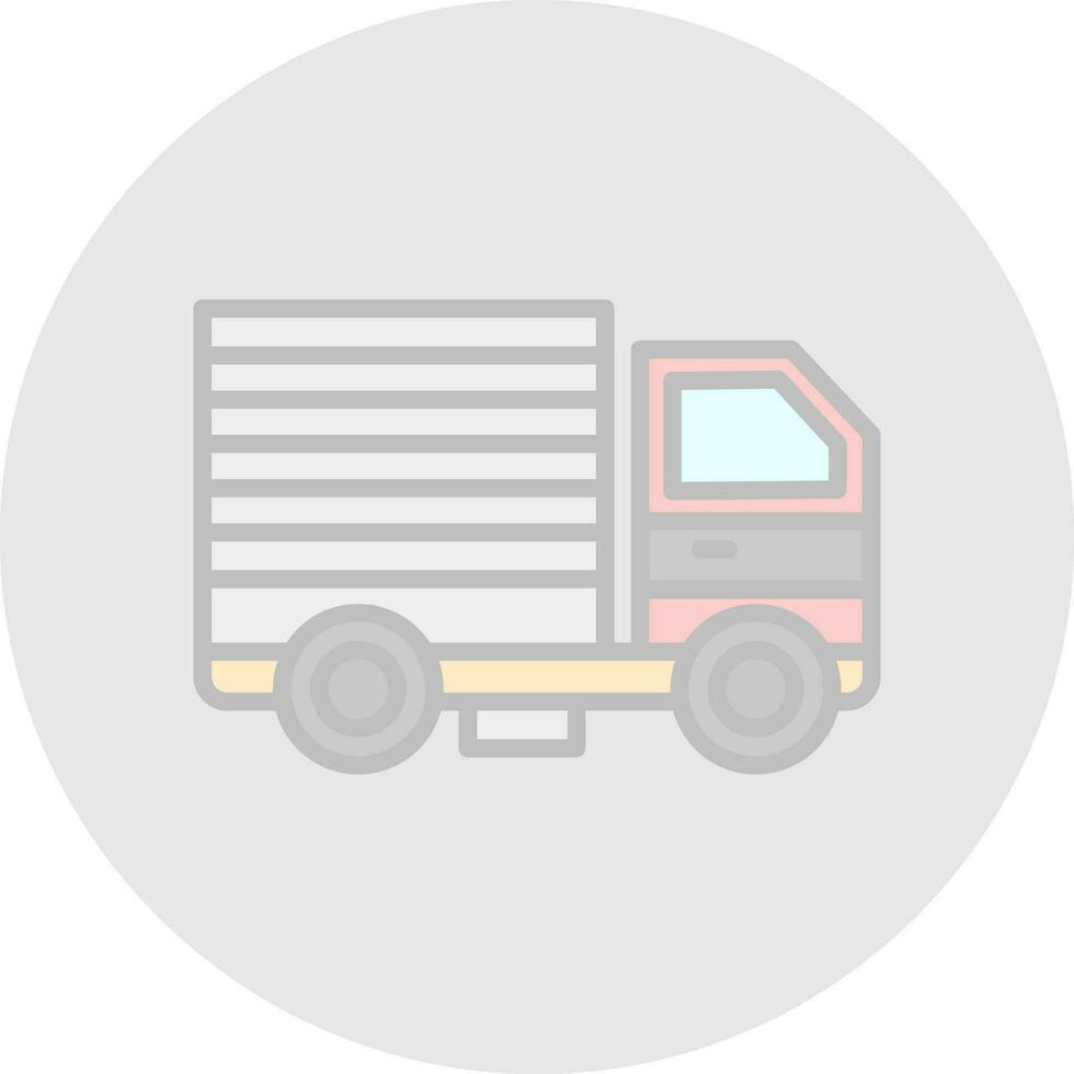 LKW-Vektor-Icon-Design vektor