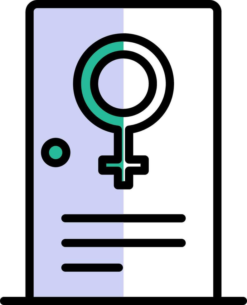 Gender-Vektor-Icon-Design vektor