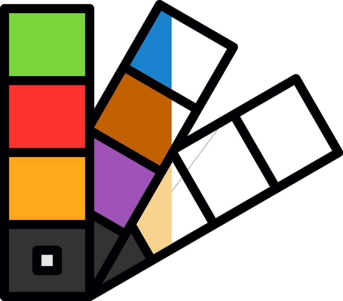 Farben Vektor Symbol Design