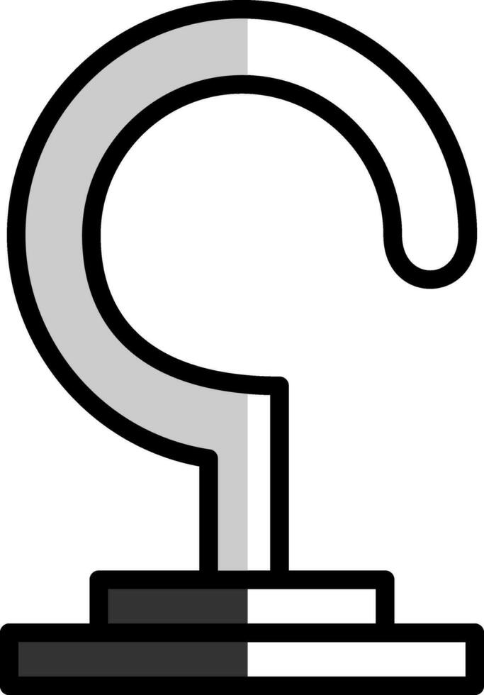 Röhren Haken Vektor Symbol Design