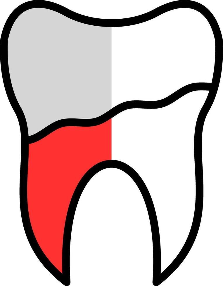 odontologi vektor ikon design