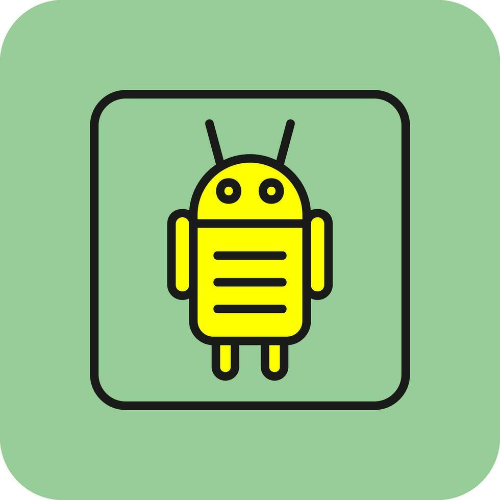 Android Charakter Vektor Symbol Design