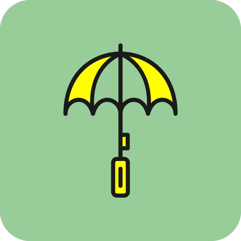 Regenschirm-Vektor-Icon-Design vektor