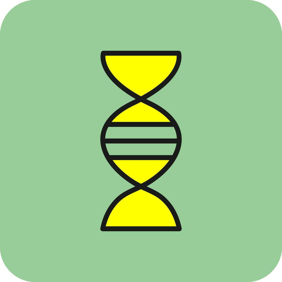 DNA-Vektor-Icon-Design vektor