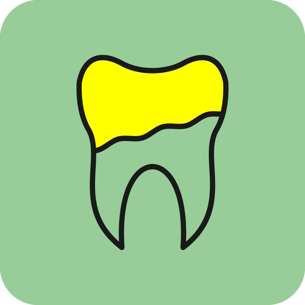 odontologi vektor ikon design