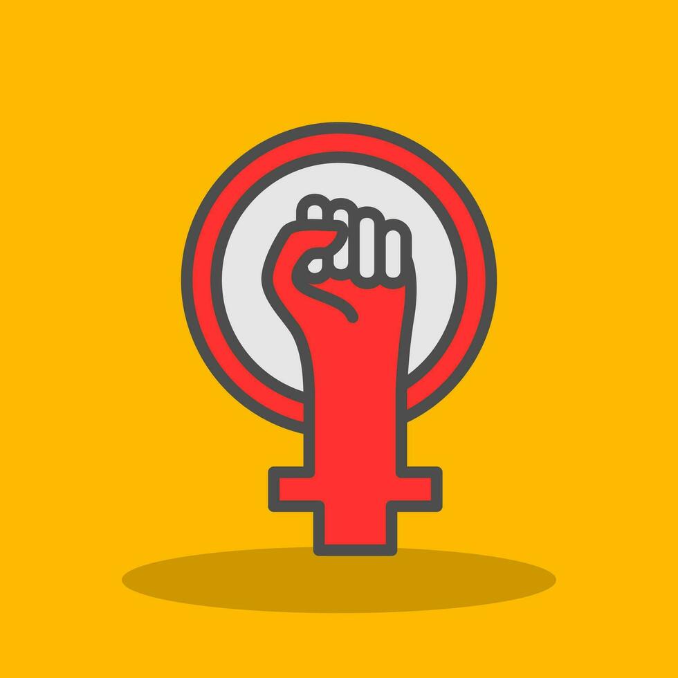 Feminismus Vektor Symbol Design