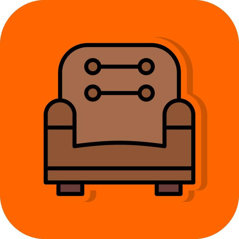 soffa vektor ikon design