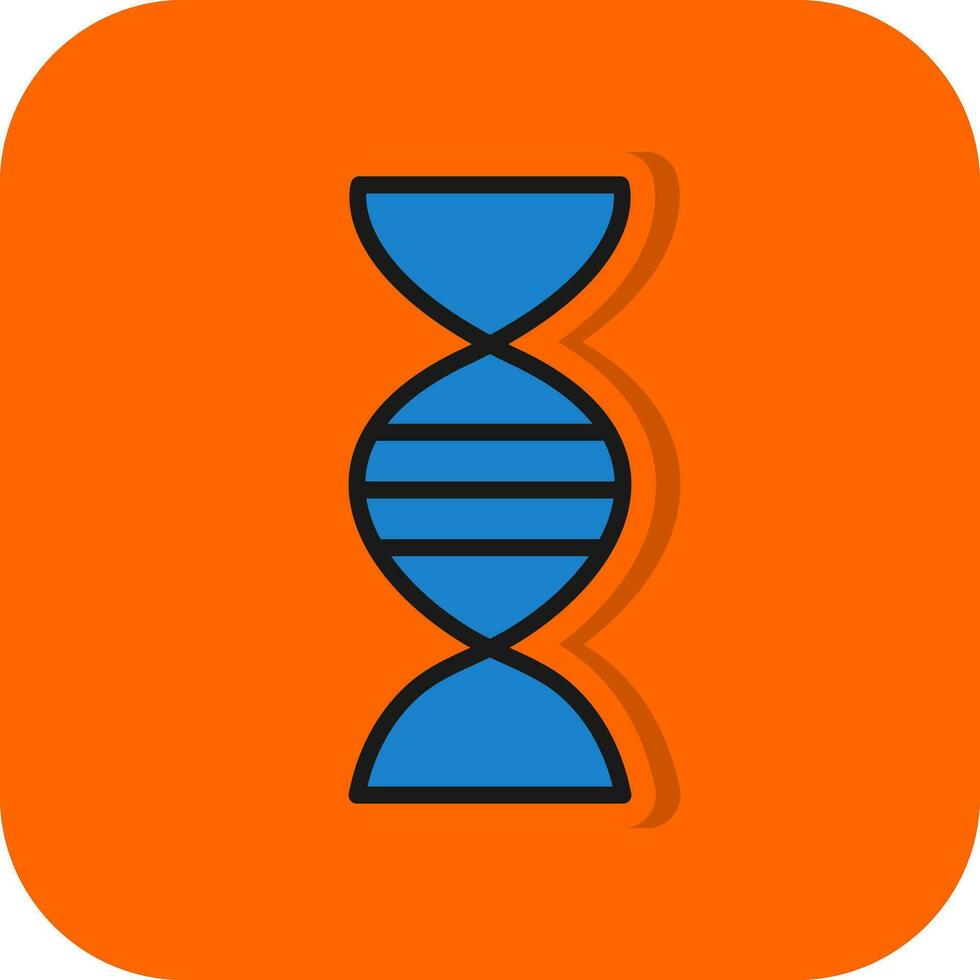 DNA-Vektor-Icon-Design vektor