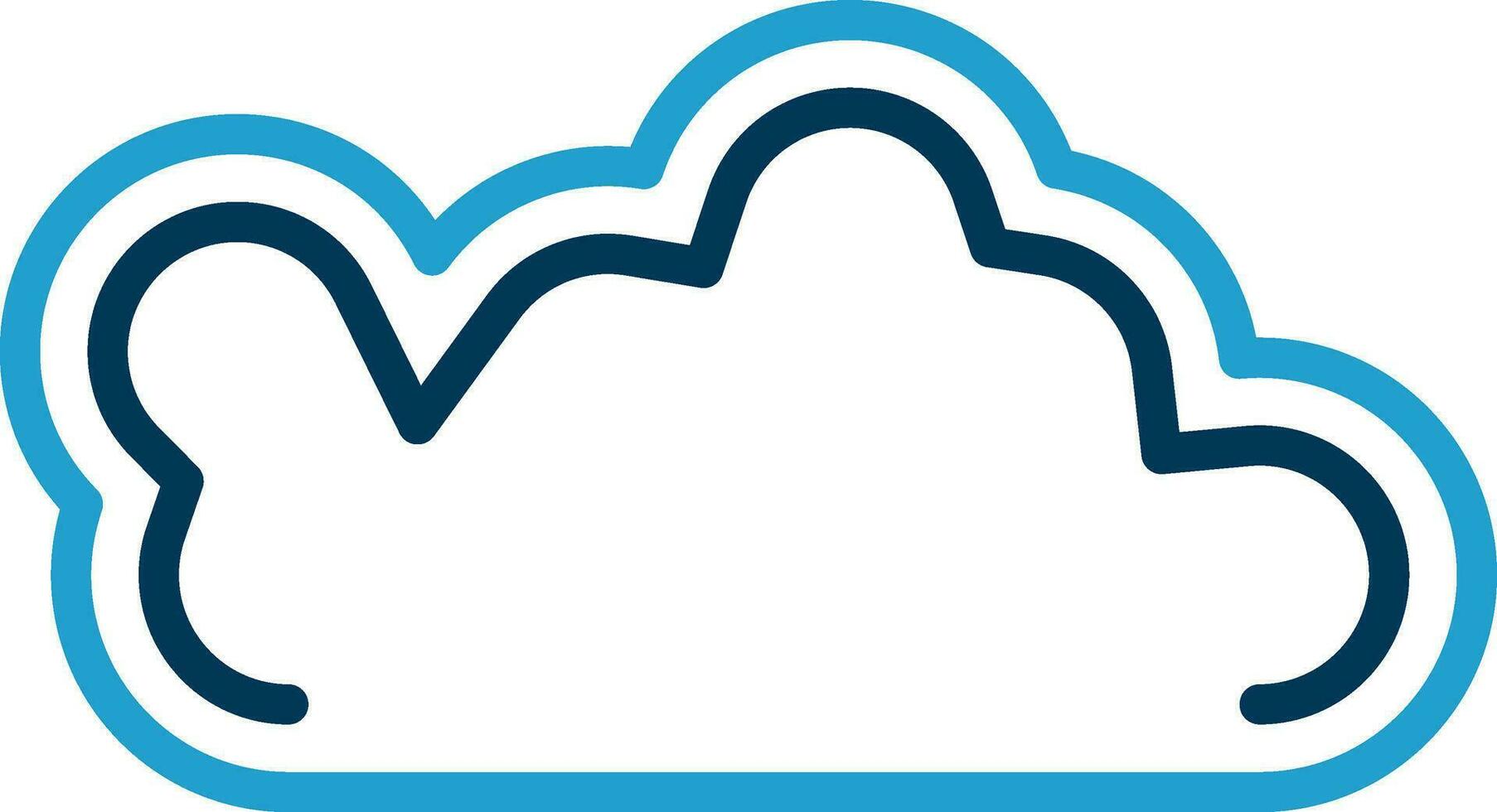 Cloud-Vektor-Icon-Design vektor