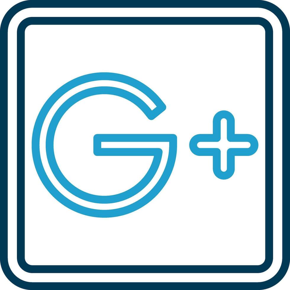 Google plus vektor ikon design