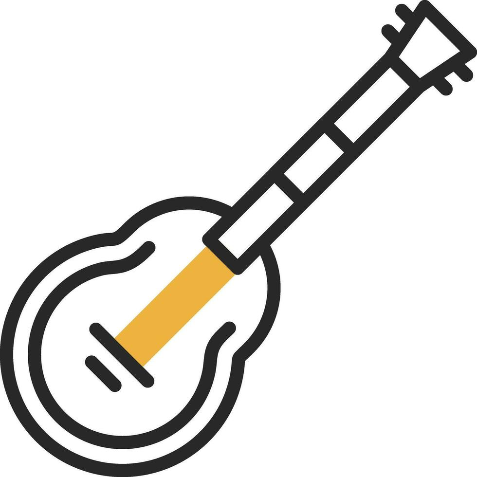 Gitarren-Vektor-Icon-Design vektor