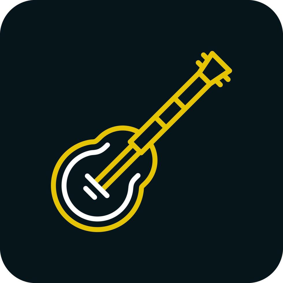 Gitarren-Vektor-Icon-Design vektor