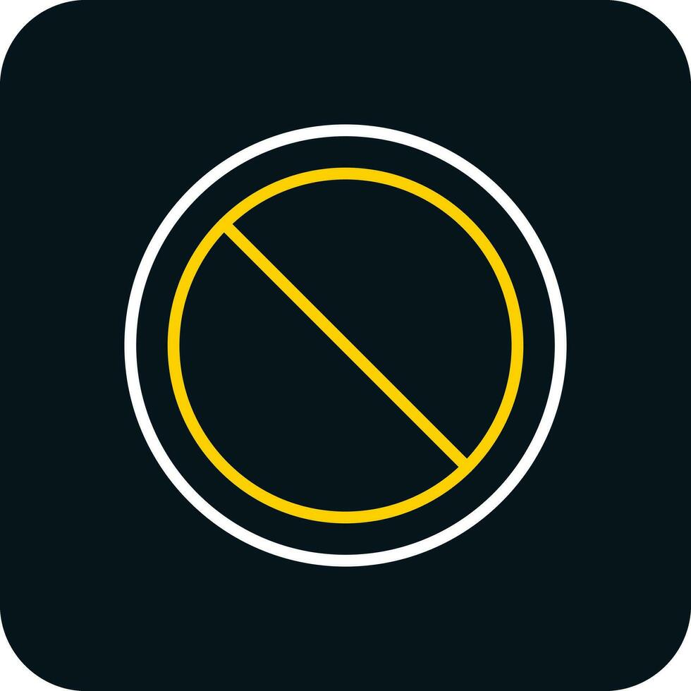 förbjuda cirkel vektor ikon design