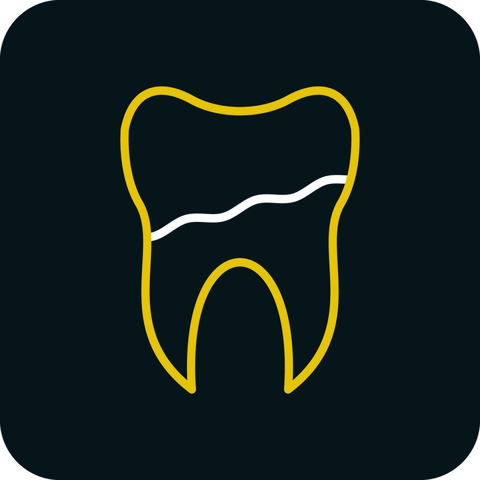 odontologi vektor ikon design