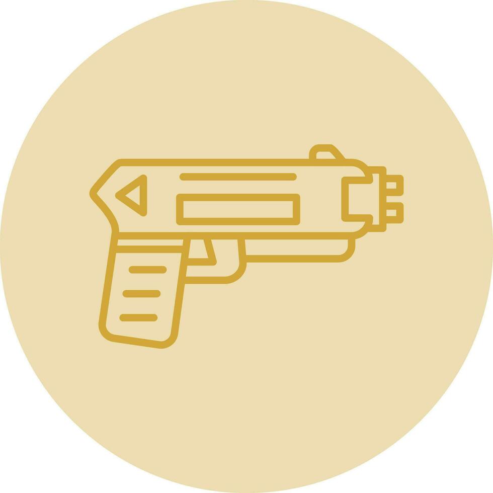 bedöva pistol vektor ikon design