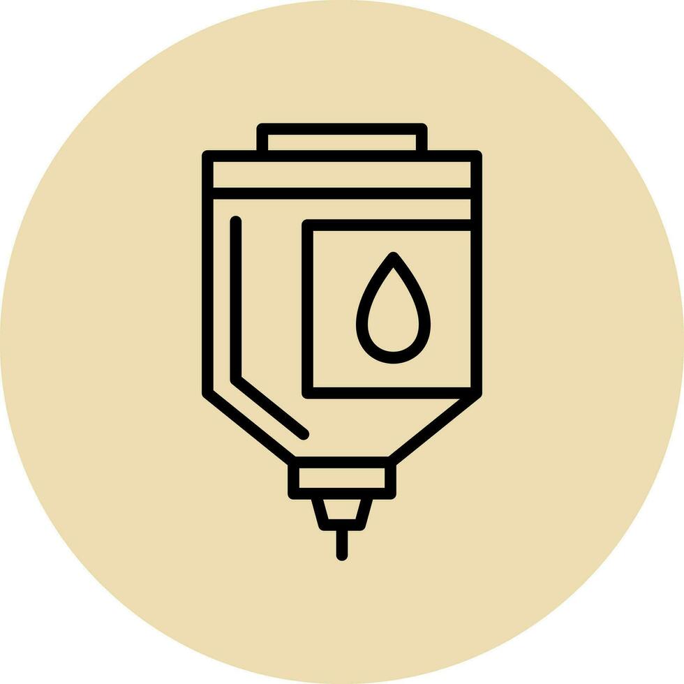 Blutbeutel-Vektor-Icon-Design vektor
