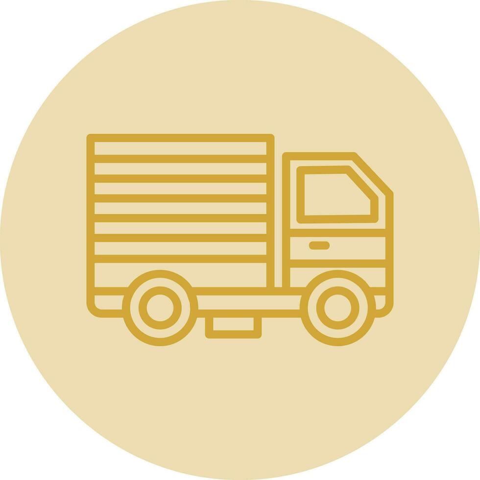 LKW-Vektor-Icon-Design vektor