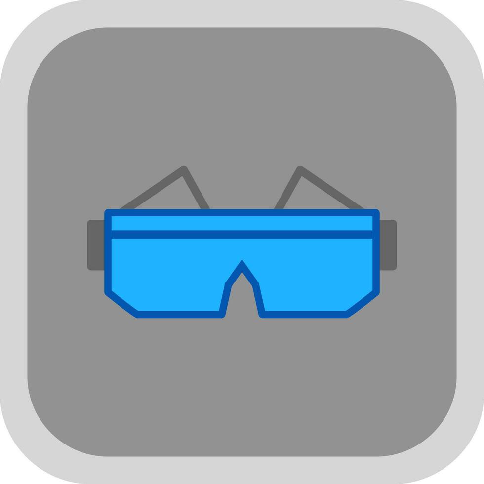 säkerhet glasögon vektor ikon design