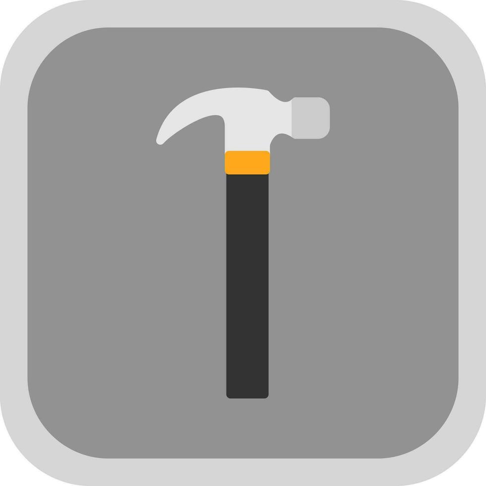 Hammer-Vektor-Icon-Design vektor