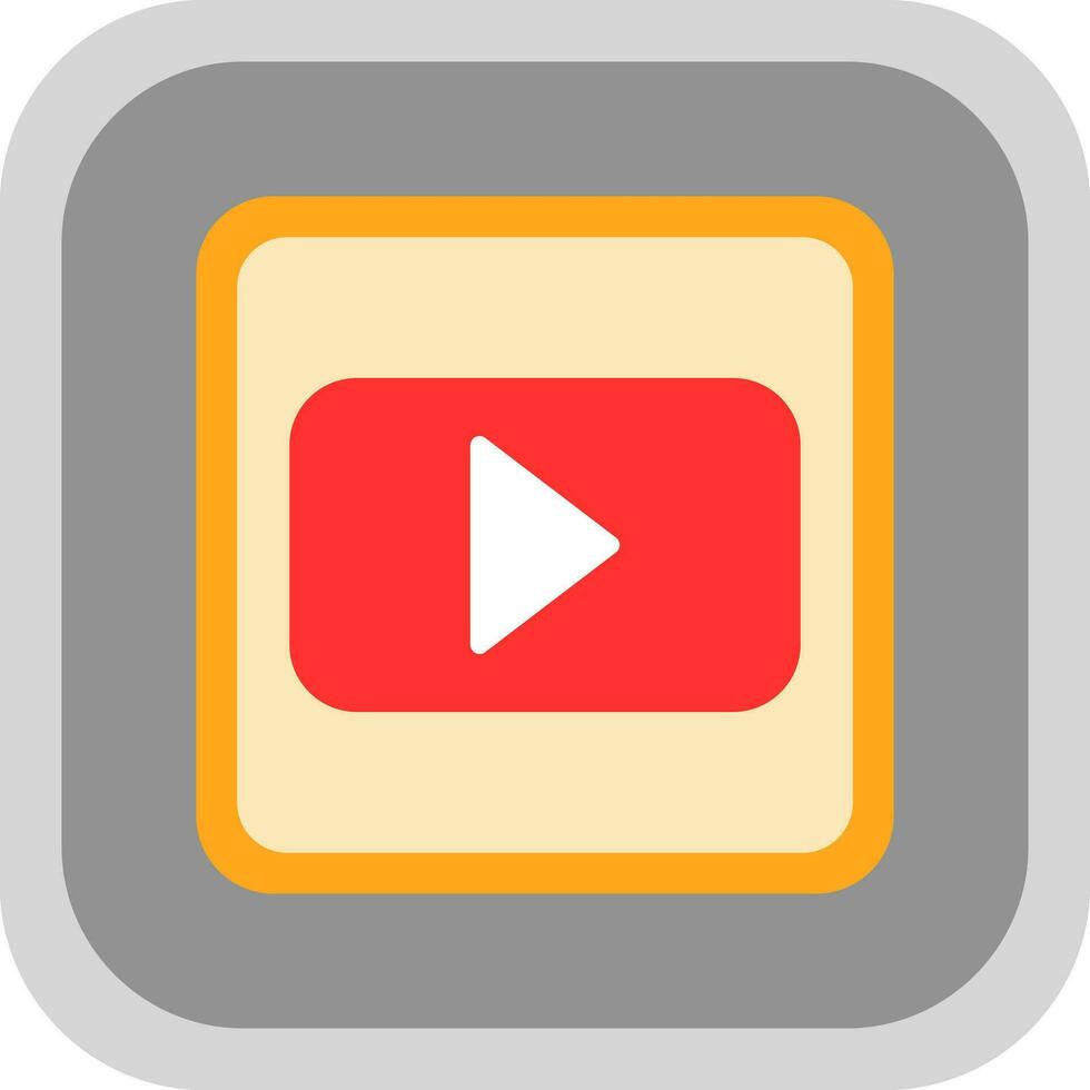 Youtube logotyp vektor ikon design