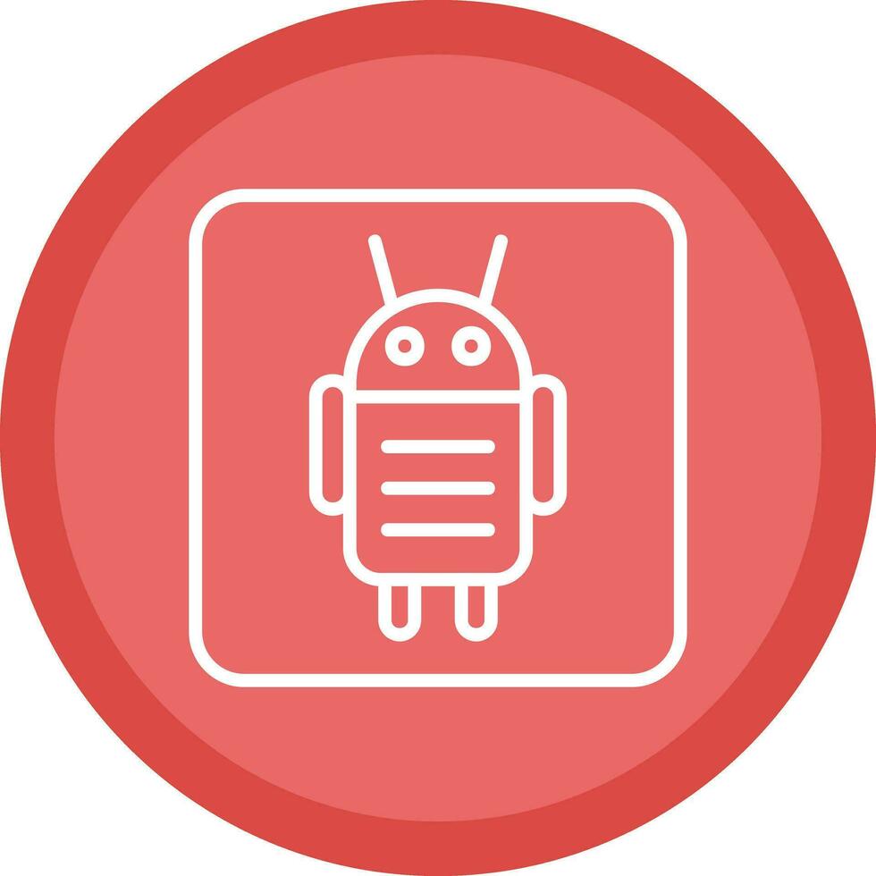 Android Charakter Vektor Symbol Design