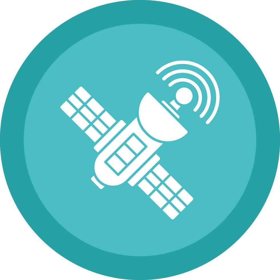 Satelliten-Vektor-Icon-Design vektor