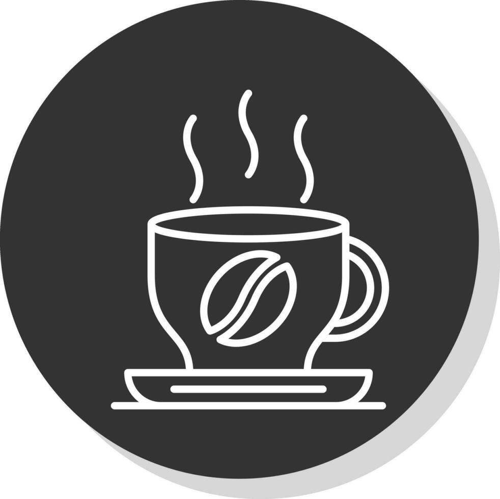 Kaffee-Vektor-Icon-Design vektor