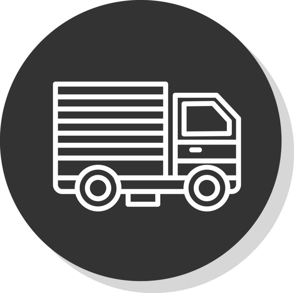 LKW-Vektor-Icon-Design vektor