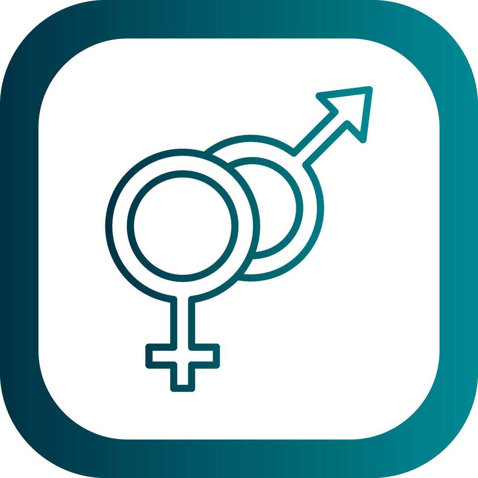 Gender-Vektor-Icon-Design vektor