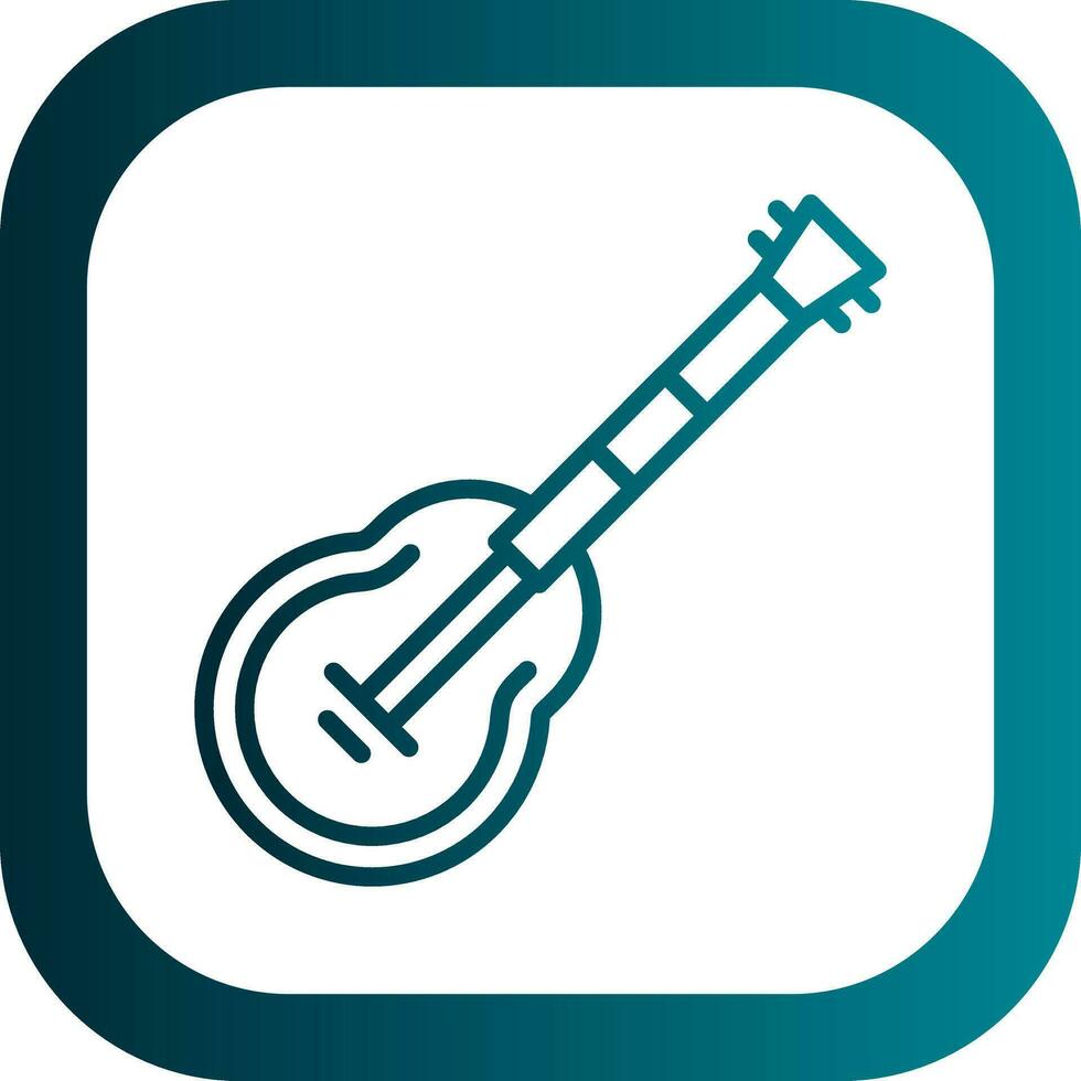 Gitarren-Vektor-Icon-Design vektor