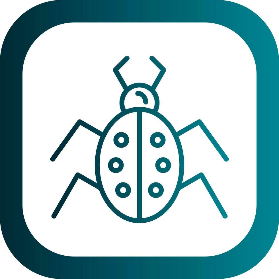 Bug-Vektor-Icon-Design vektor