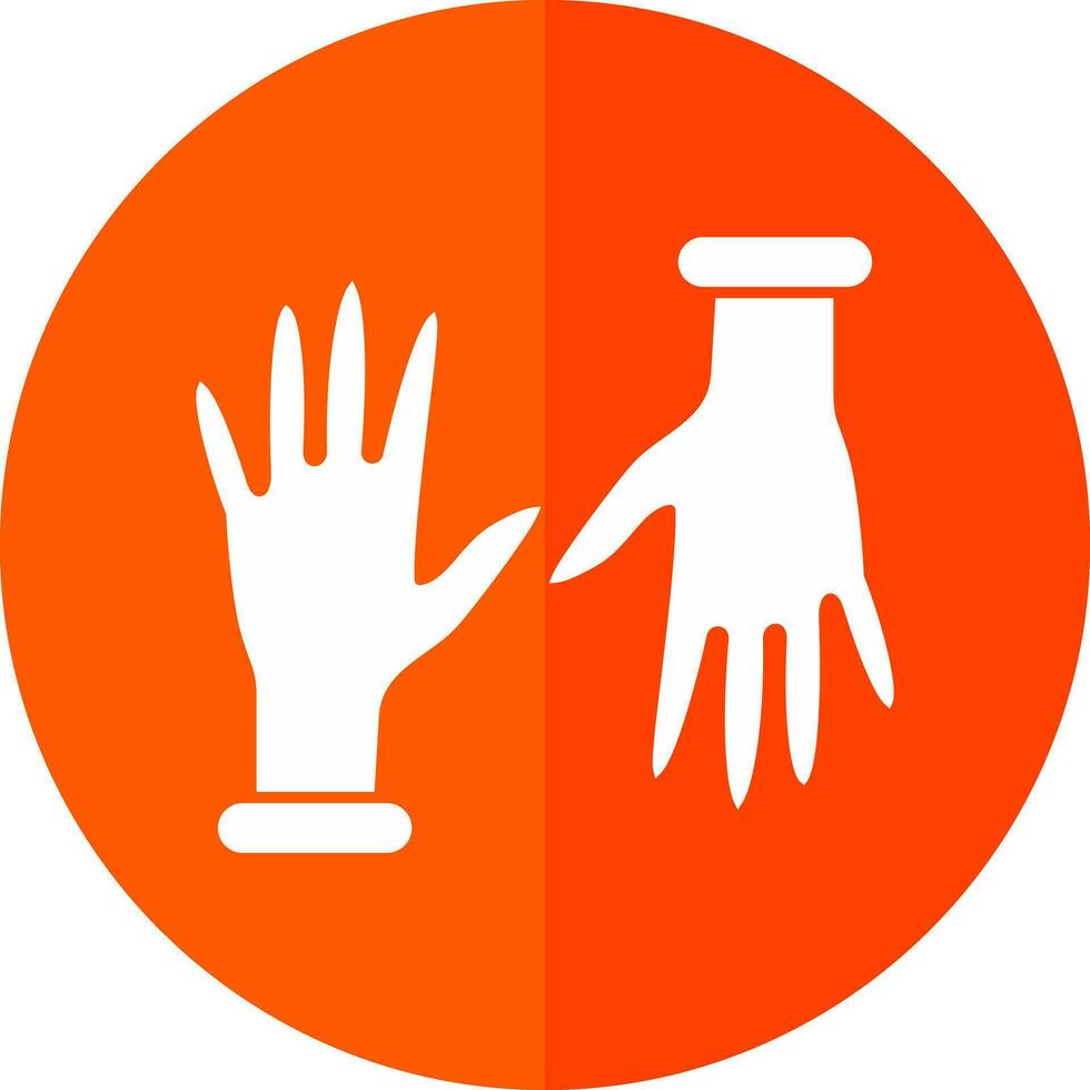 Handschuhe-Vektor-Icon-Design vektor