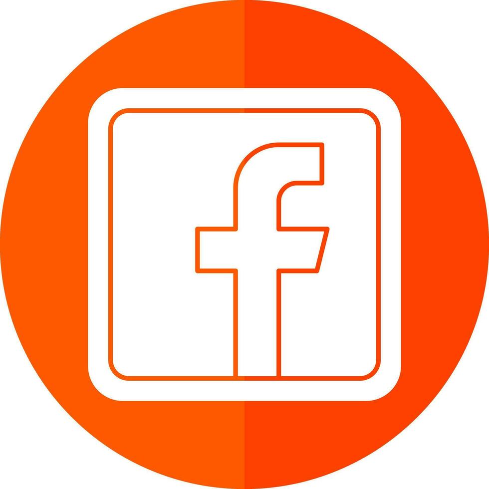 Facebook logotyp vektor ikon design