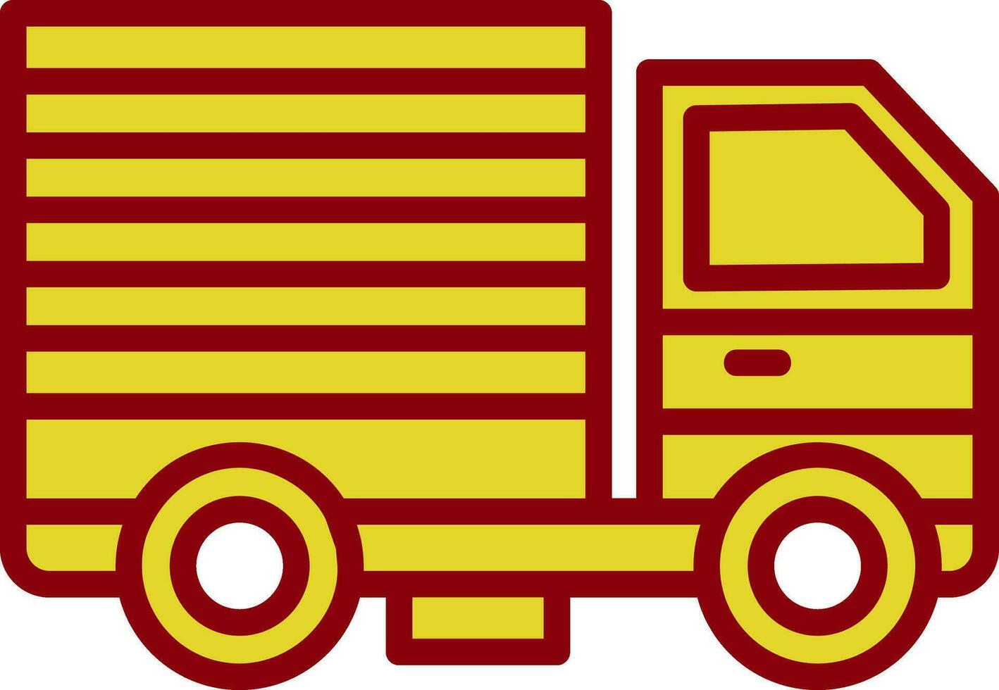 LKW-Vektor-Icon-Design vektor