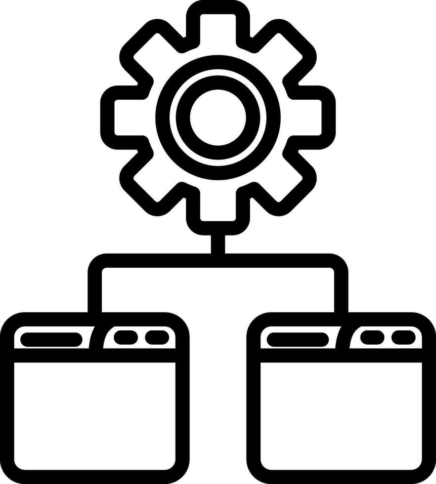 Stapel wird bearbeitet Vektor Symbol Design