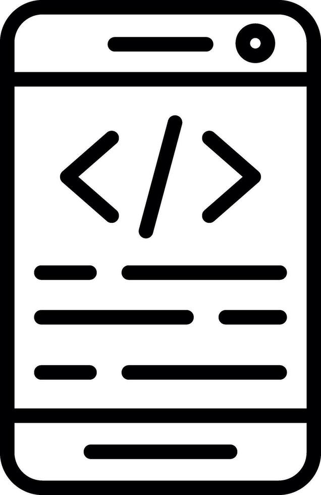 App Codierung Vektor Symbol Design
