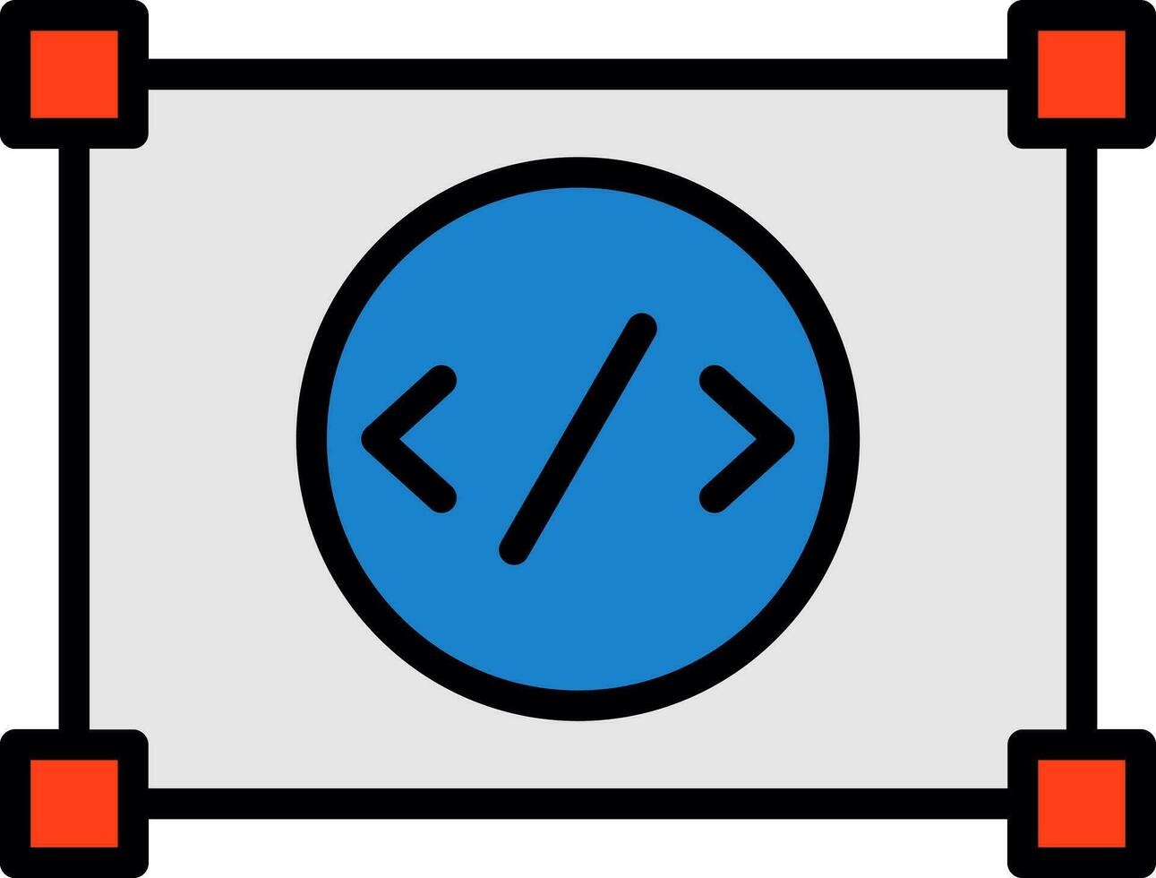 kodning vektor ikon design