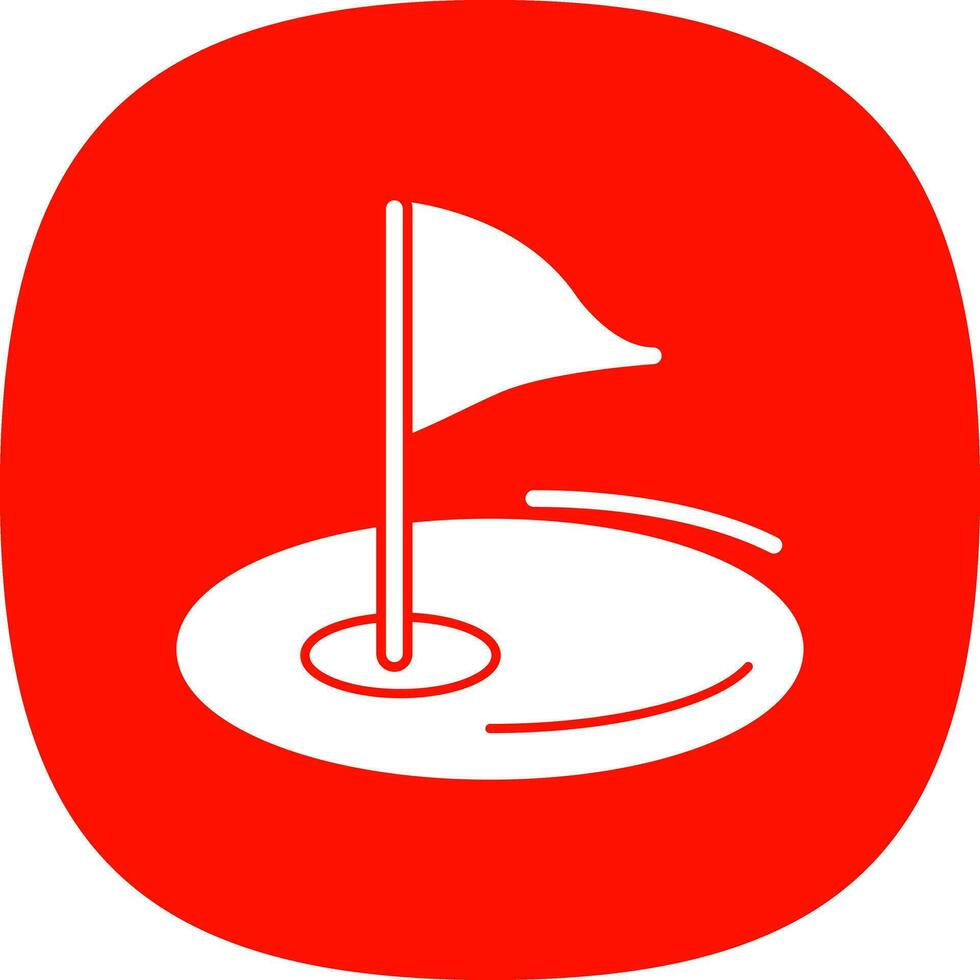 Golf-Vektor-Icon-Design vektor