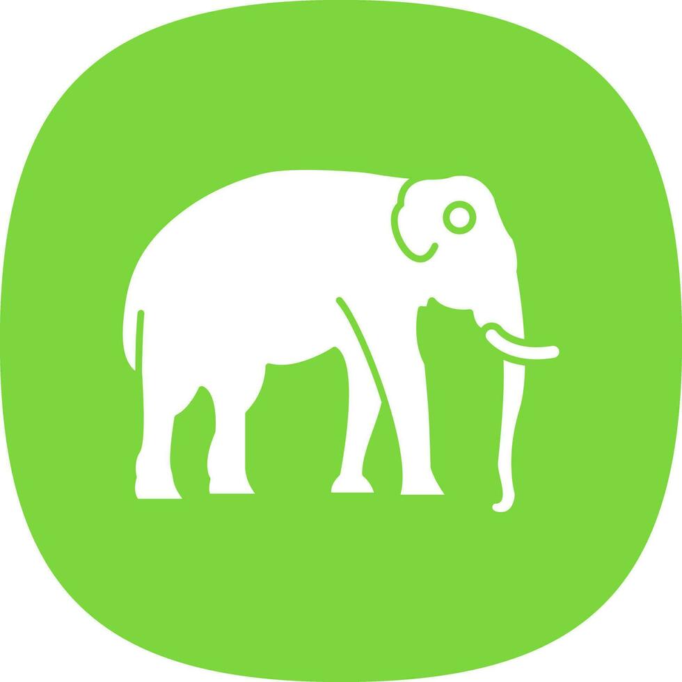 Elefant-Vektor-Icon-Design vektor